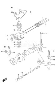 Outboard DF 200A drawing Throttle Rod