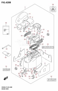 DF350A From 35001F-240001 (E11)  2022 drawing ENGINE COVER (DF325A)