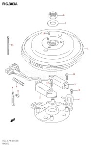 DT25 From 02503K-210001 (P36-)  2012 drawing MAGNETO (DT25K:P36)