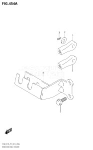 00994F-510001 (2005) 9.9hp P01-Gen. Export 1 (DF9.9A  DF9.9AR) DF9.9A drawing REMOCON CABLE HOLDER (DF8AR:P01)