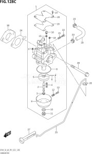 00603F-040001 (2020) 6hp P01-Gen. Export 1 (DF6A  DF6A) DF6A drawing CARBURETOR (DF6A)