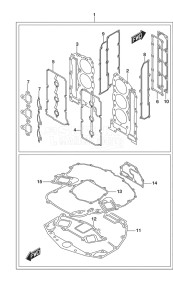 Outboard DF 225 drawing Gasket Set