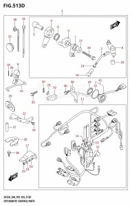 DF30A From 03003F-610001 (P01 P40)  2016 drawing OPT:REMOTE CONTROL PARTS (DF30ATH:P01)