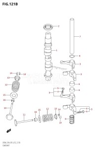 DF8A From 00801F-210001 (P01)  2012 drawing CAMSHAFT (DF8AR:P01)