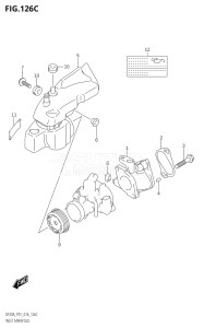 01504F-610001 (2016) 15hp P01-Gen. Export 1 (DF15A  DF15AR  DF15AT  DF15ATH) DF15A drawing INLET MANIFOLD (DF9.9BT:P01)