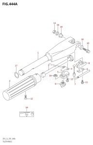 DF5 From 00501F-780001 (P01)  2007 drawing TILLER HANDLE