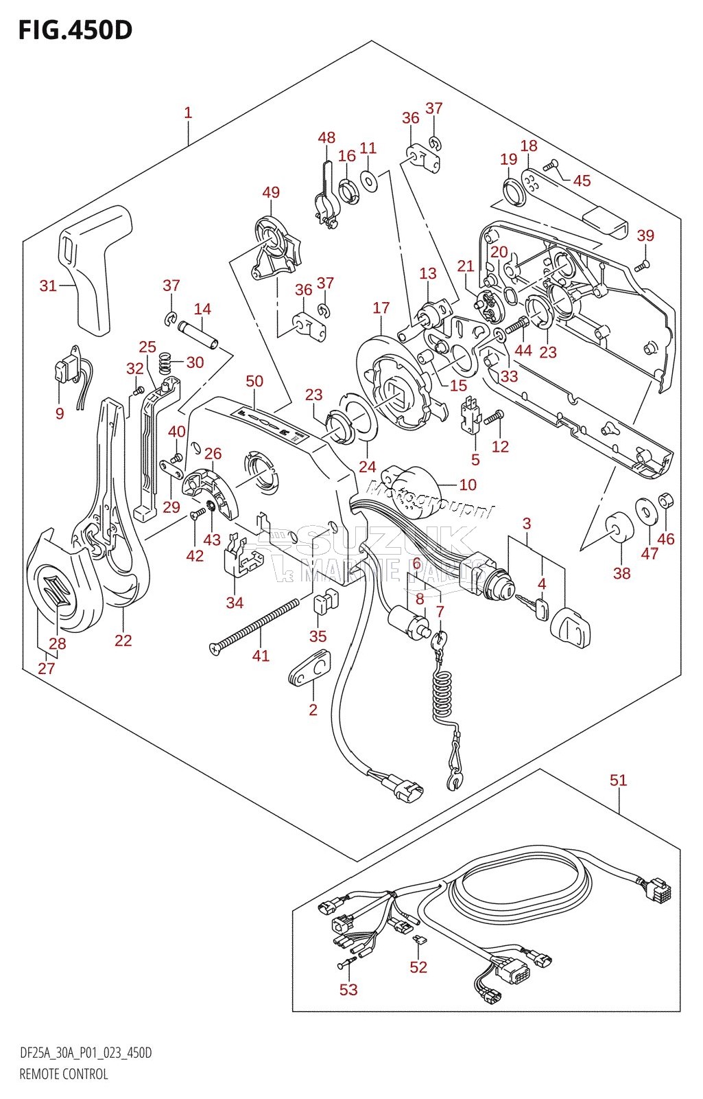 REMOTE CONTROL ((DF25AT,DF30AT):(022,023))