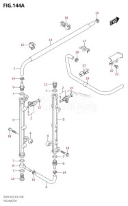 DF225T From 22503F-610001 (E03)  2016 drawing FUEL INJECTOR (DF200T:E03)