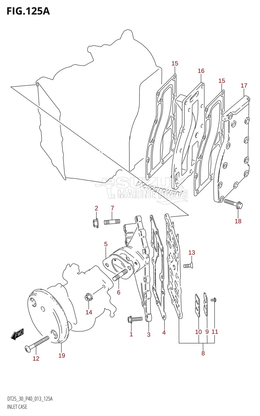 INLET CASE (DT25K:P36)