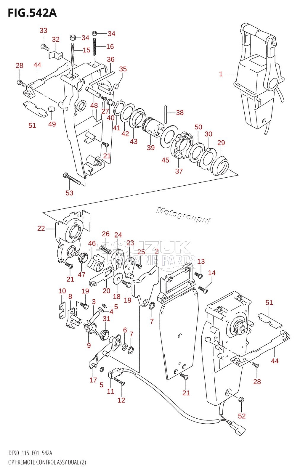 OPT:REMOTE CONTROL ASSY DUAL (2)