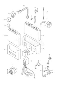 Outboard DF 60 drawing Engine Control Unit