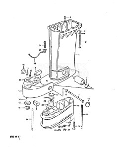 DT85 From 8501-300001 till 310443 ()  1978 drawing DRIVESHAFT HOUSING