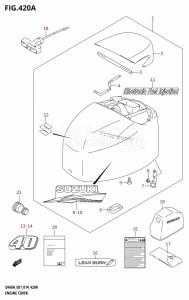 DF40A From 04003F-410001 (E01)  2014 drawing ENGINE COVER (DF40A:E01)