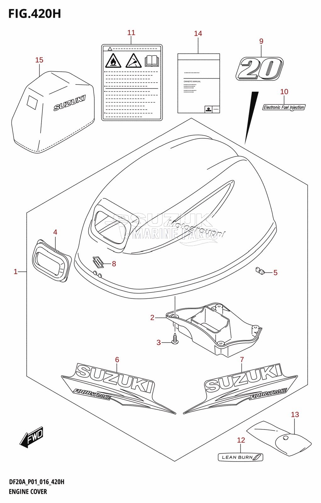 ENGINE COVER (DF20A:P01)