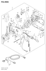 00994F-140001 (2021) 9.9hp E01-Gen. Export 1 (DF9.9A  DF9.9AR) DF9.9A drawing REMOTE CONTROL (DF8AR)