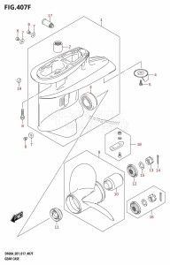 DF50A From 05004F-710001 (E01)  2017 drawing GEAR CASE (DF50ATH:E01)