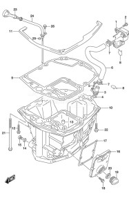 DF 175 drawing Oil Pan