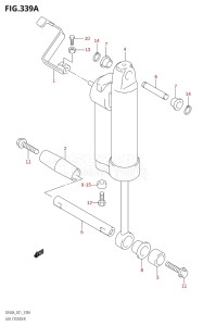 04003F-110001 (2011) 40hp E01-Gen. Export 1 (DF40AQH  DF40AT) DF40A drawing GAS CYLINDER (DF40AQH,DF60AQH,DF60AWQH)