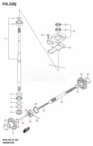 DF20A From 02002F-510001 (P03)  2015 drawing TRANSMISSION (DF20AR:P03)