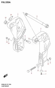 DF50A From 05004F-710001 (E01)  2017 drawing CLAMP BRACKET (DF40A:E01)