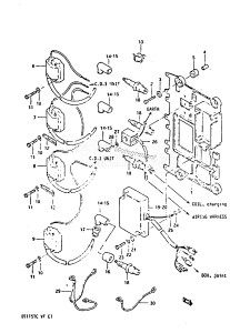 DT115 From 11502-506281 ()  1985 drawing IGNITION