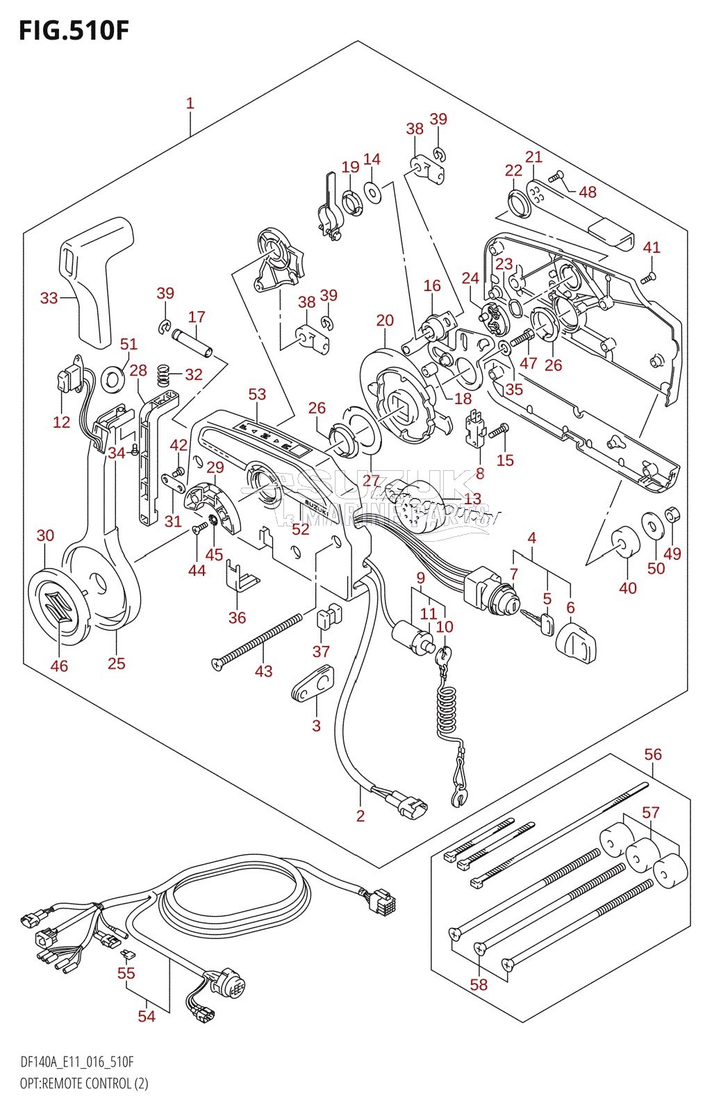 OPT:REMOTE CONTROL (2) (DF140AT:E11)