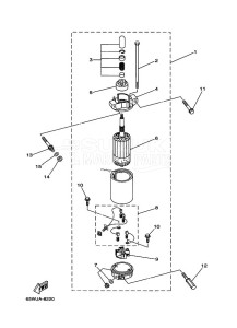 F25A drawing STARTER-MOTOR