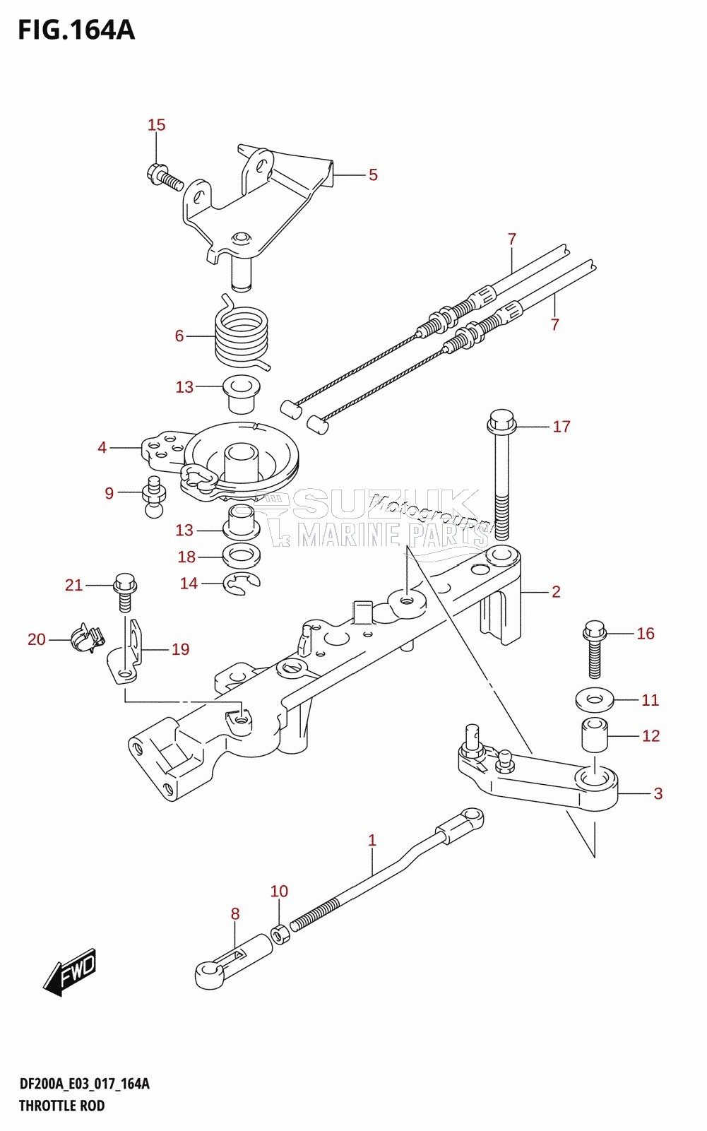 THROTTLE ROD