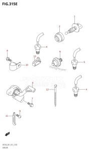 DF250Z From 25003Z-210001 (E01 E40)  2012 drawing SENSOR (DF225T:E01)