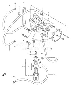 DT115 From 11502-861001 ()  1998 drawing FUEL PUMP (MODEL:86~94)