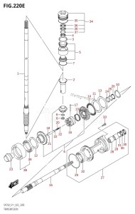 DF250Z From 25003Z-240001 (E11 E40)  2022 drawing TRANSMISSION (DF250Z)