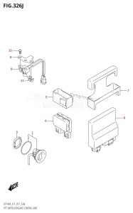 DF140AZ From 14003Z-710001 (E11 E40)  2017 drawing PTT SWITCH /​ ENGINE CONTROL UNIT (DF140AZ:E40)