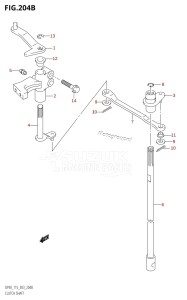 DF115T From 11501F-421001 (E03)  2004 drawing CLUTCH SHAFT (K3,K4,K5,K6)