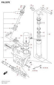 DF200 From 20002F-610001 (E01 E40)  2016 drawing TRIM CYLINDER (DF225T:E01)