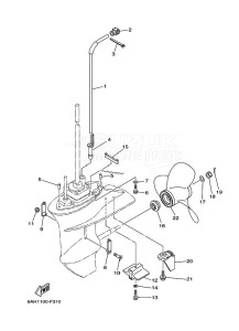 F15CMHL drawing PROPELLER-HOUSING-AND-TRANSMISSION-2