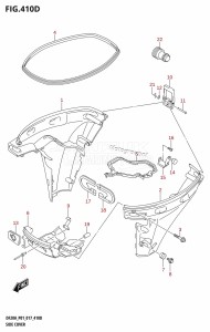 DF9.9B From 00995F-710001 (P01)  2017 drawing SIDE COVER (DF15A:P01)