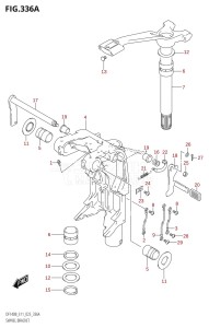 DF115BT From 11506F-240001 (E11 E40)  2022 drawing SWIVEL BRACKET (DF140BT,DF140BZ)