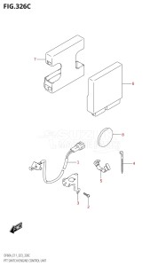 06002F-240001 (2022) 60hp E01 E40 E11-Gen. Export - Costa Rica (DF60AQH  DF60AQH  DF60AT  DF60AT  DF60ATH  DF60ATH) DF60A drawing PTT SWITCH / ENGINE CONTROL UNIT ((DF40AQH,DF60AQH):(020,021,022))