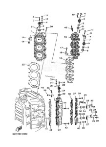 Z300TXRD drawing CYLINDER--CRANKCASE-2