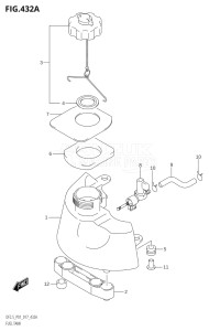 00252F-710001 (2017) 2.5hp P01-Gen. Export 1 (DF2.5) DF2.5 drawing FUEL TANK