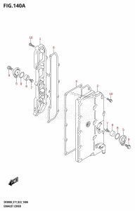 DF250ASS From 25001N-340001 (E03)  2023 drawing EXHAUST COVER