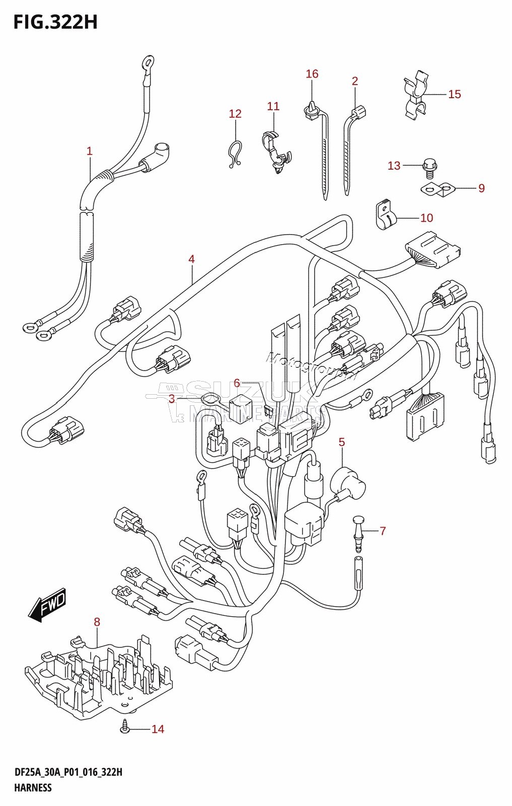 HARNESS (DF30ATH:P01)