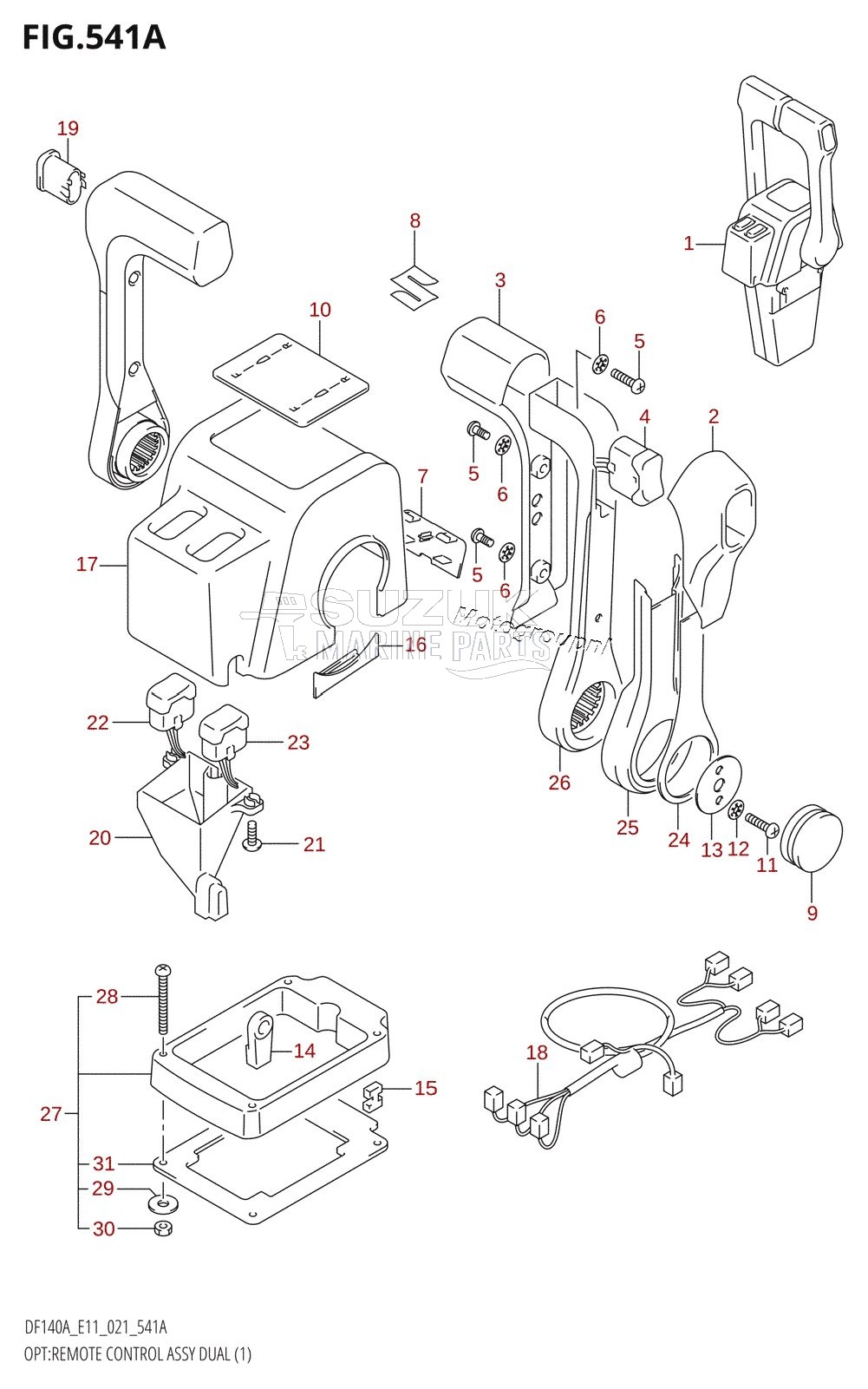 OPT:REMOTE CONTROL ASSY DUAL (1)