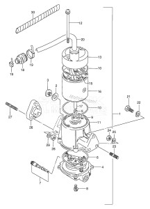 DT85TC From 8501-801001 ()  1989 drawing POWER UNIT (MODEL:88,89 /​ TC,WT)