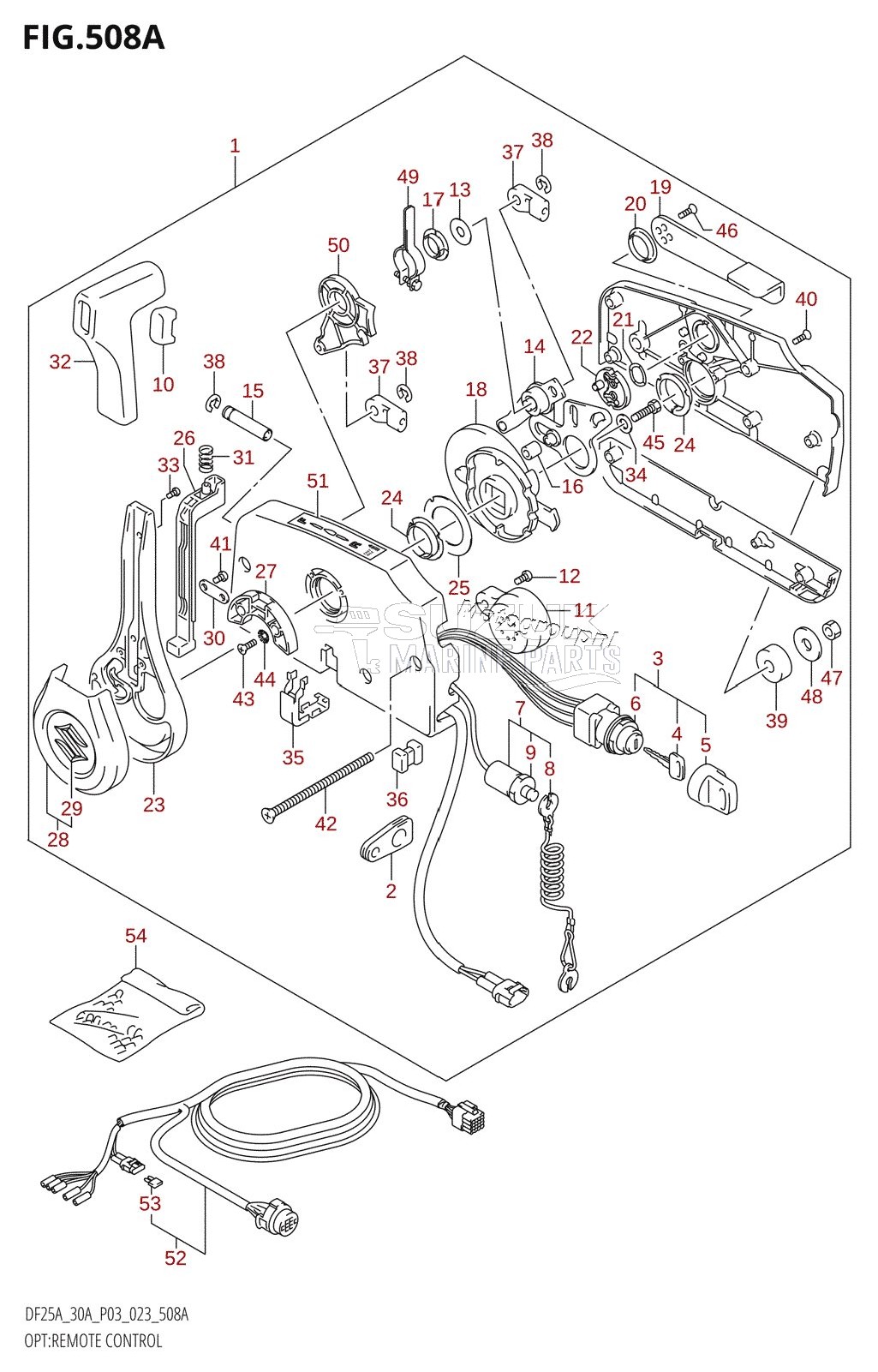 OPT:REMOTE CONTROL (DF25A:(020,021))