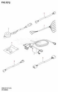 DF60A From 06002F-710001 (E01 E40)  2017 drawing OPT:HARNESS (DF60AQH:E01)