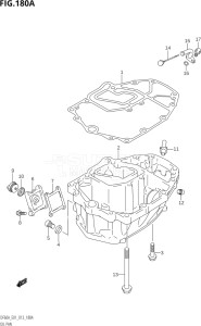 04003F-310001 (2013) 40hp E01-Gen. Export 1 (DF40A  DF40AQH  DF40AST  DF40ATH) DF40A drawing OIL PAN