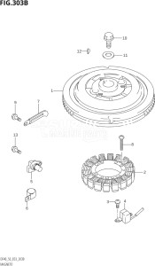 04001F-151001 (2001) 40hp E03-USA (DF40QHK1  DF40TK1) DF40 drawing MAGNETO (K1,K2,K3,K4)