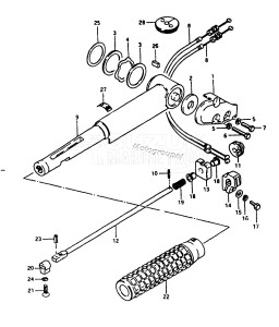 DT9.9 From 0991-200001 ()  1982 drawing HANDLE - GRIP