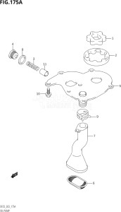 02503F-110001 (2011) 25hp E03-USA (DF25  DF25R) DF25 drawing OIL PUMP